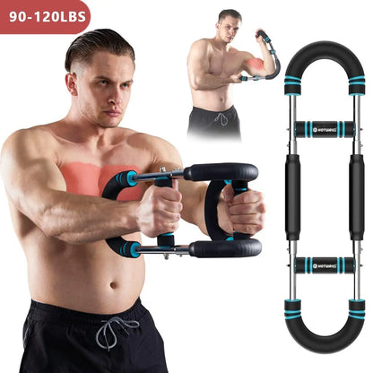 HOTWAVE Arm Trainer, Adjustable Chest Workout Equipment, Arm Trainer for Men, Chest Trainer for Men, Shoulder Muscle Training, Portable Spring Resistance Home Fitness Equipment Summerwins Fathersdaygift